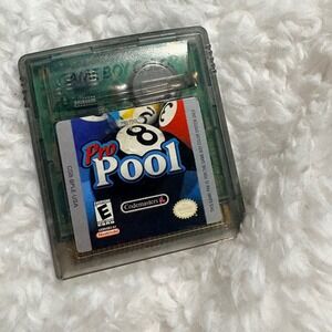 Pro Pool Game Boy Color Cartridge Codemasters 1998 Nintendo‎ GBC OEM Authentic